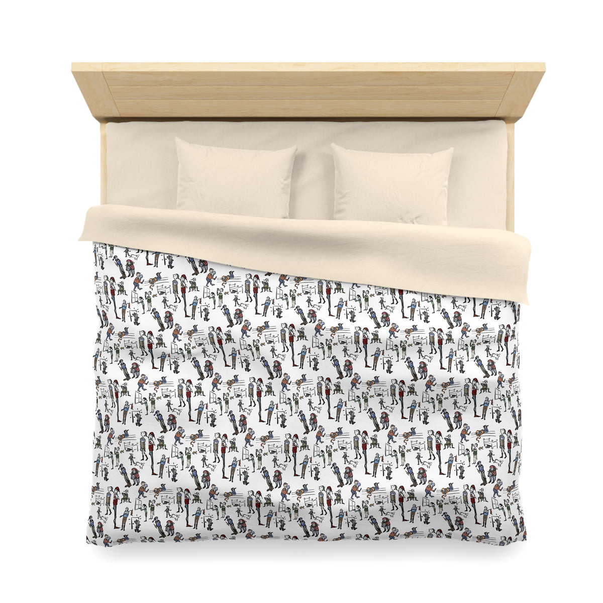 Christmas Chaos at HestaRokk | Yule Lad Duvet Cover