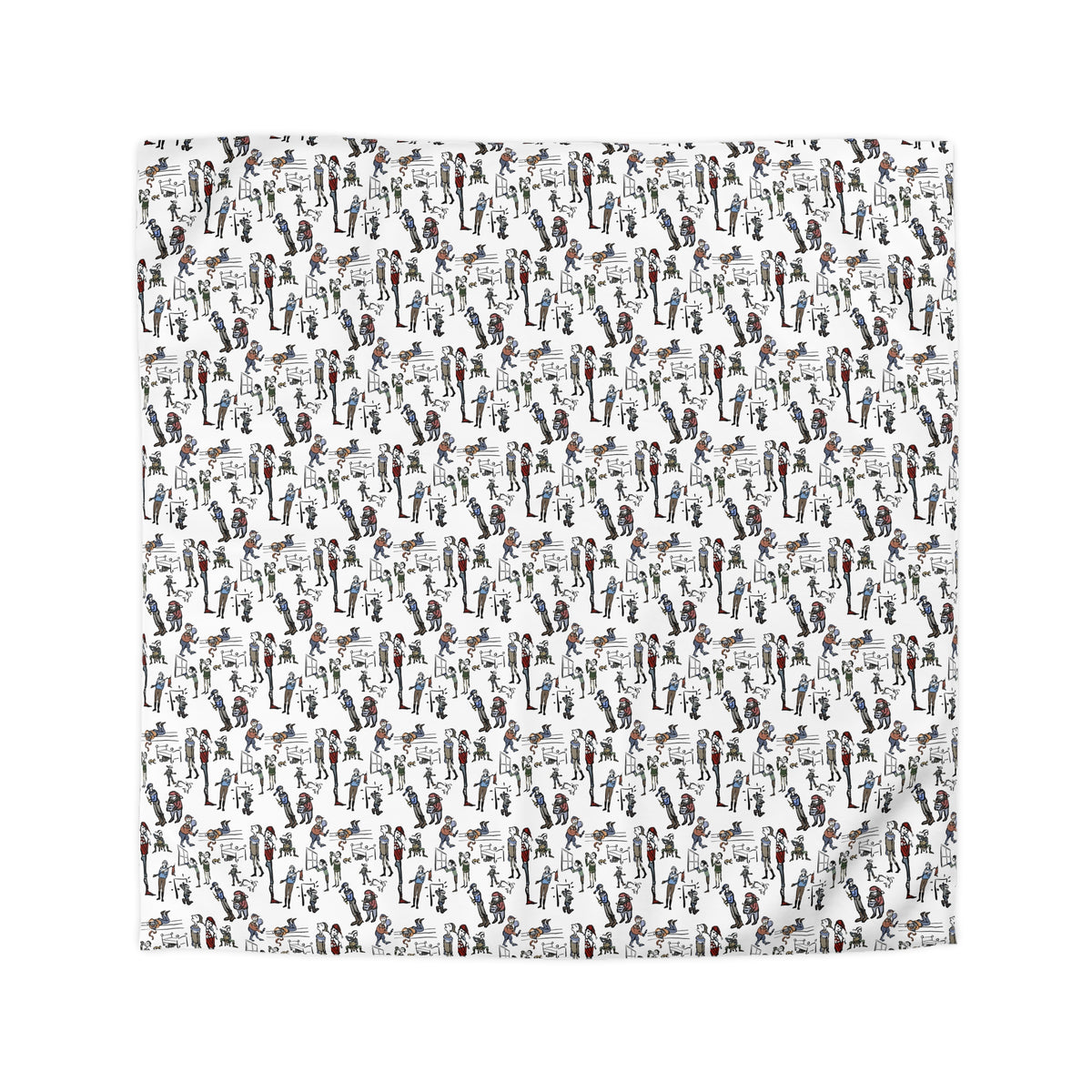 Christmas Chaos at HestaRokk | Yule Lad Duvet Cover