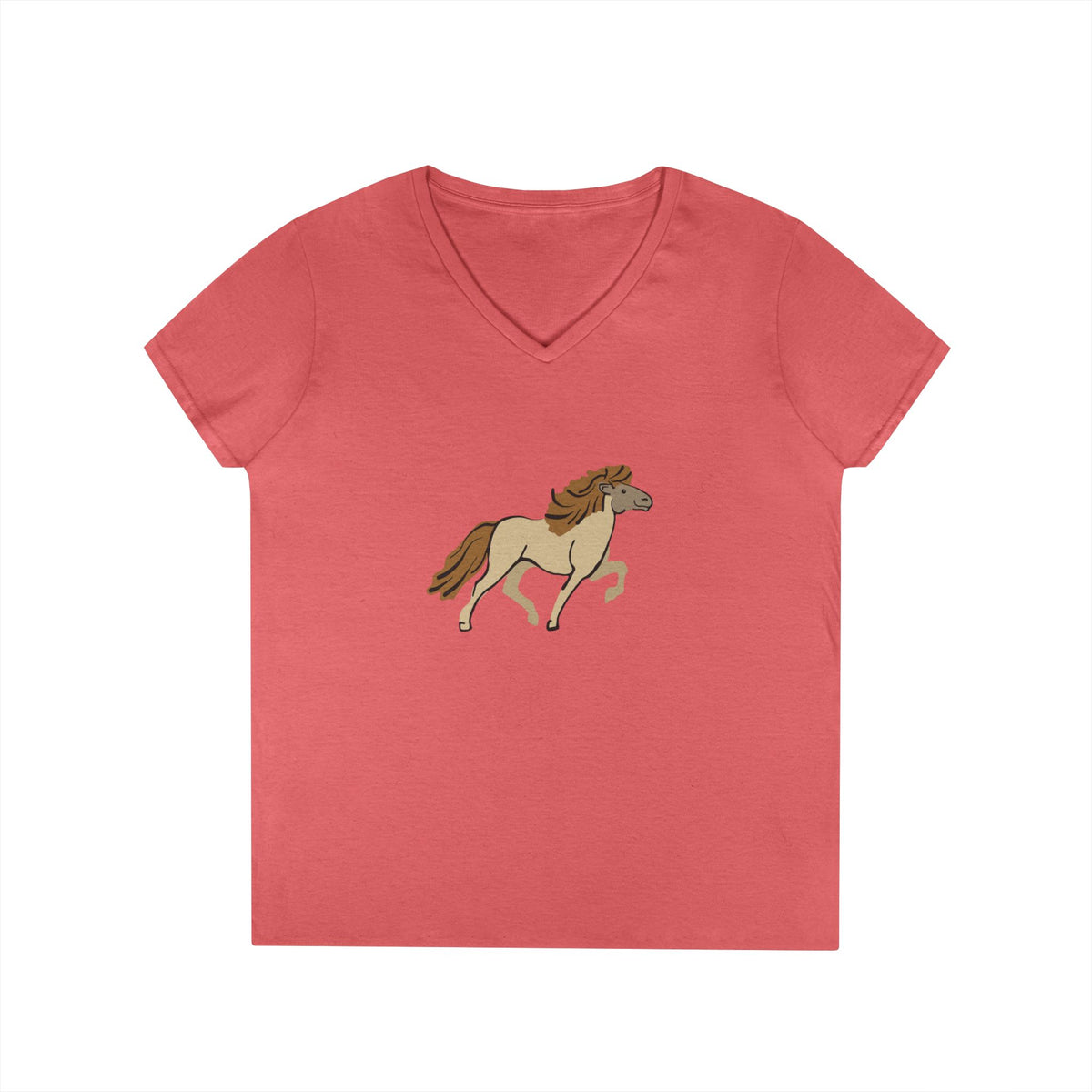 The Kommi shirt in Coral Silk