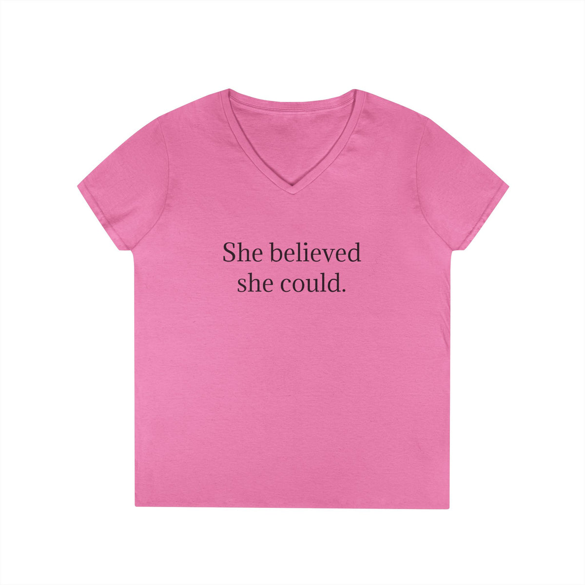 She Believed She Could. So She Bought the Horse Tee in Azalea