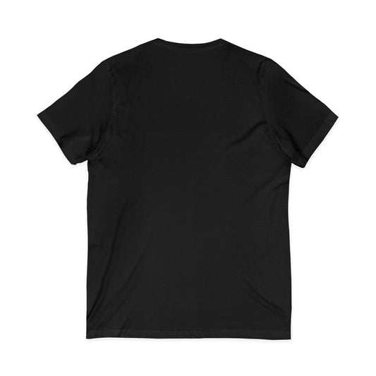 Black t-shirt on a white background