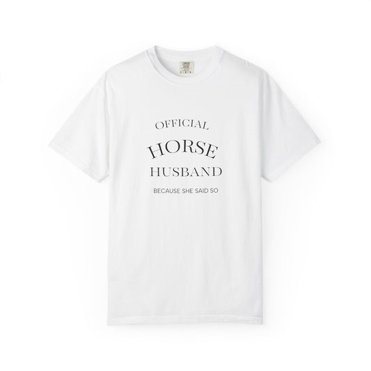 "Official Horse Husband" T-Shirt