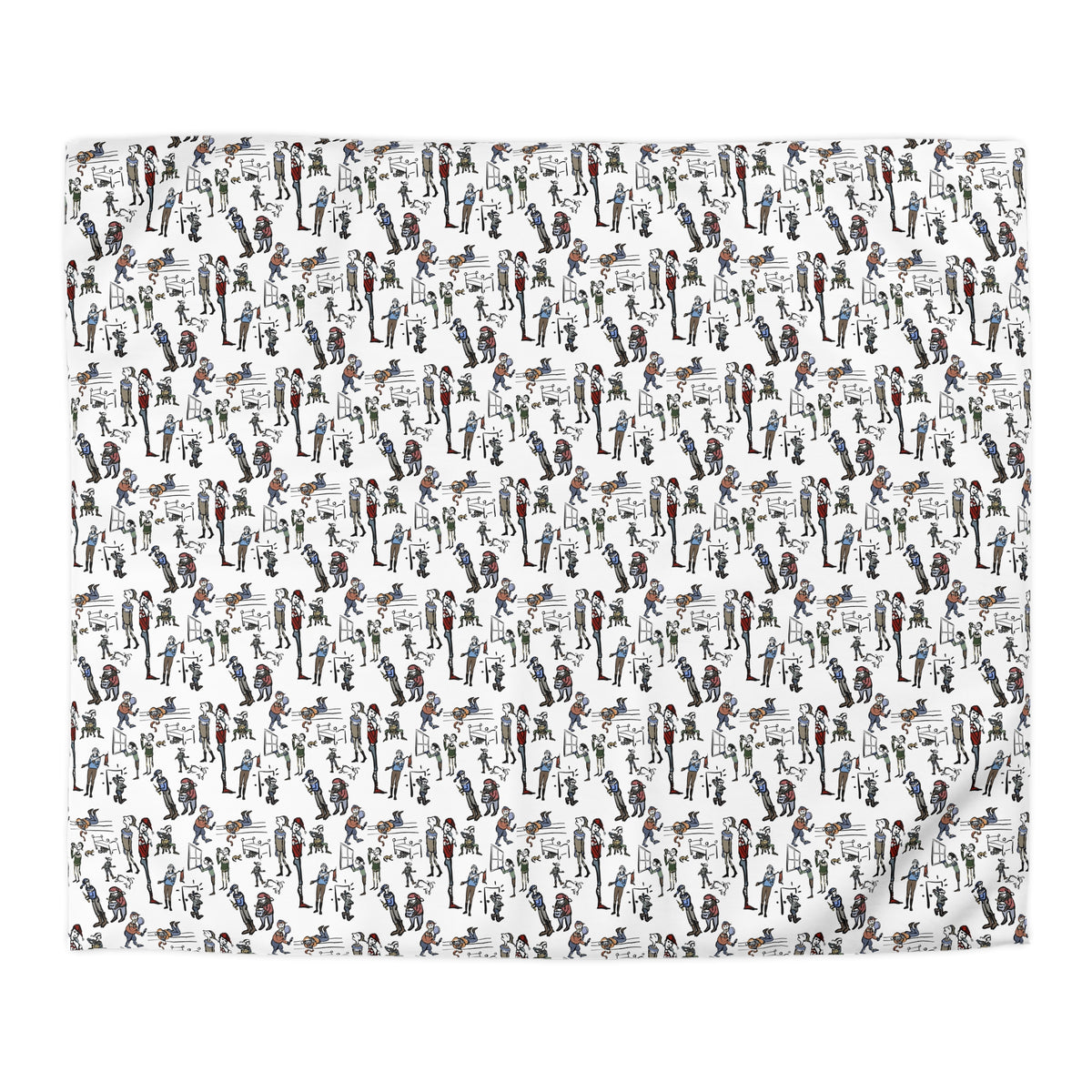 Christmas Chaos at HestaRokk | Yule Lad Duvet Cover