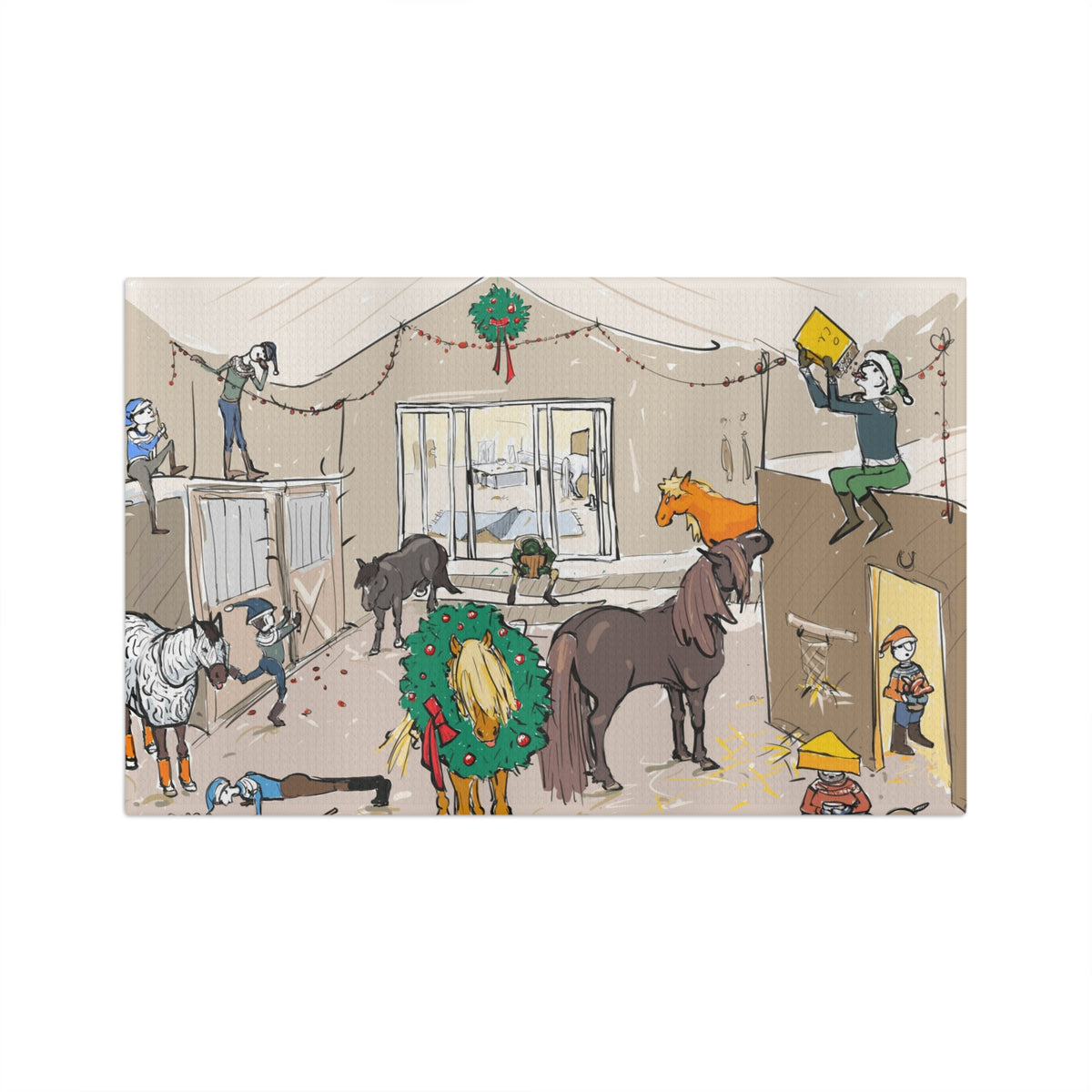 The Great Christmas Disaster Kitchen Towel