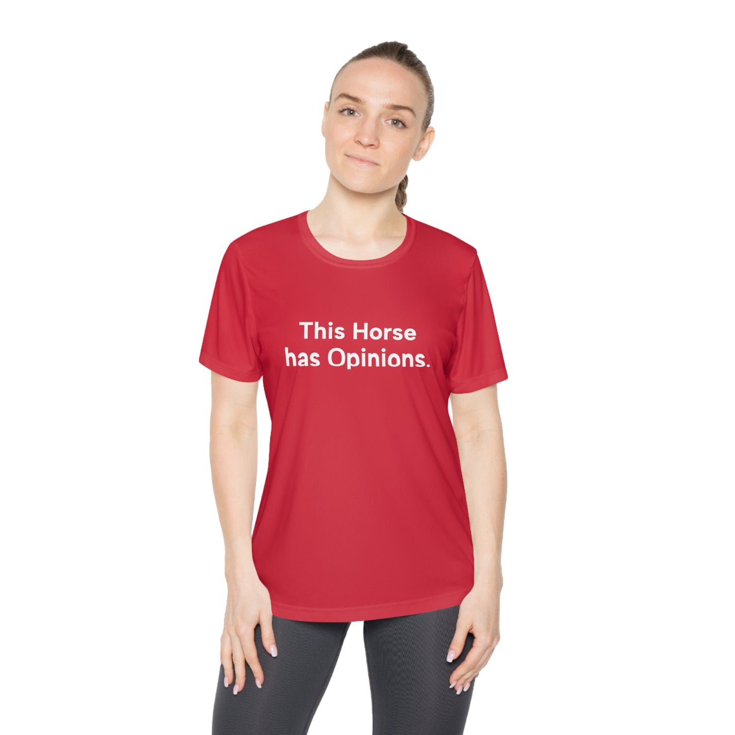 "This Horse has Opinions" Ladies Trail Riding T‑Shirt