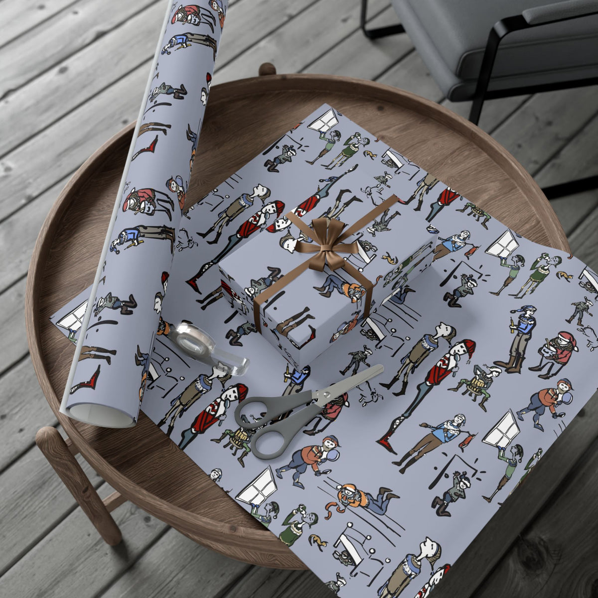 Yule Lad wrapping paper