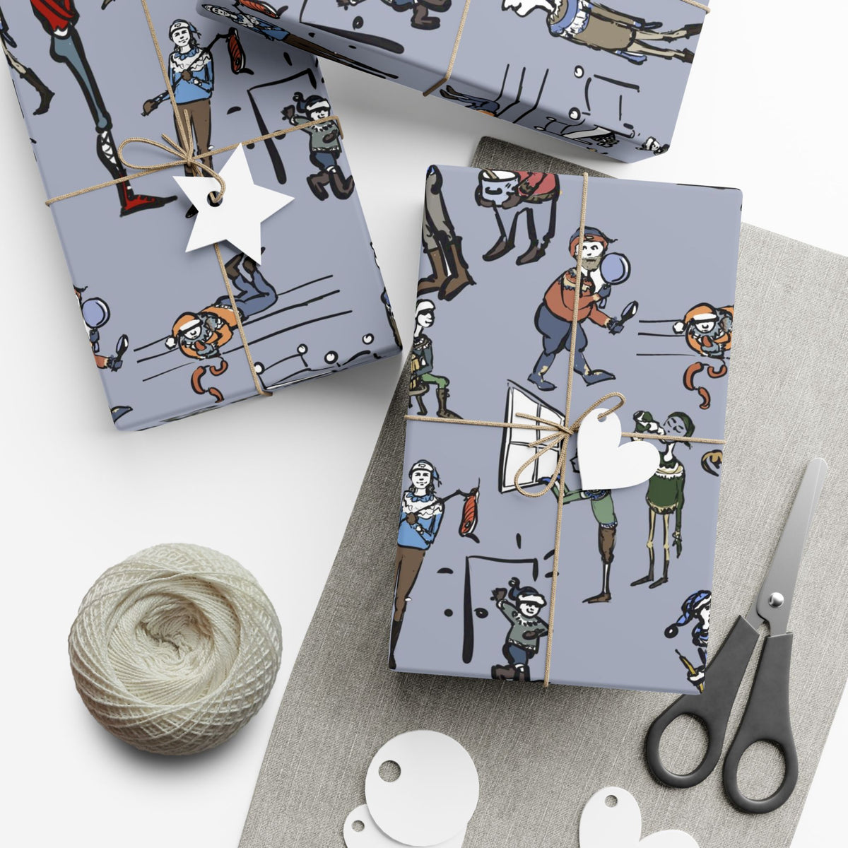 Yule Lad wrapping paper