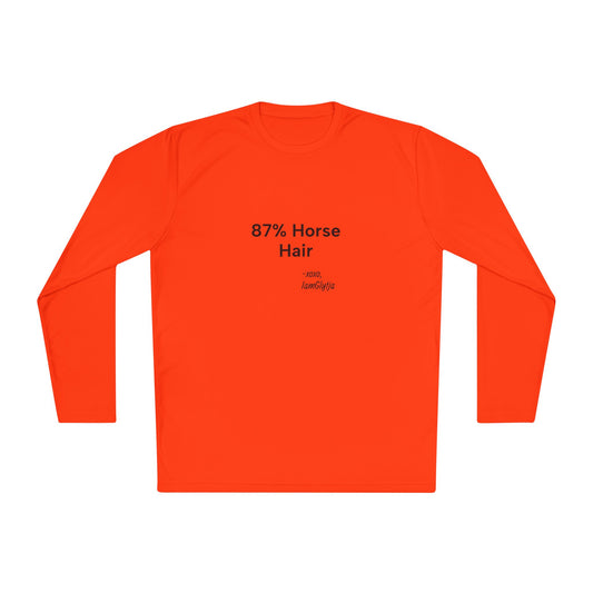 "87% Horse Hair" Women's Trail Riding Long Sleeve Tee