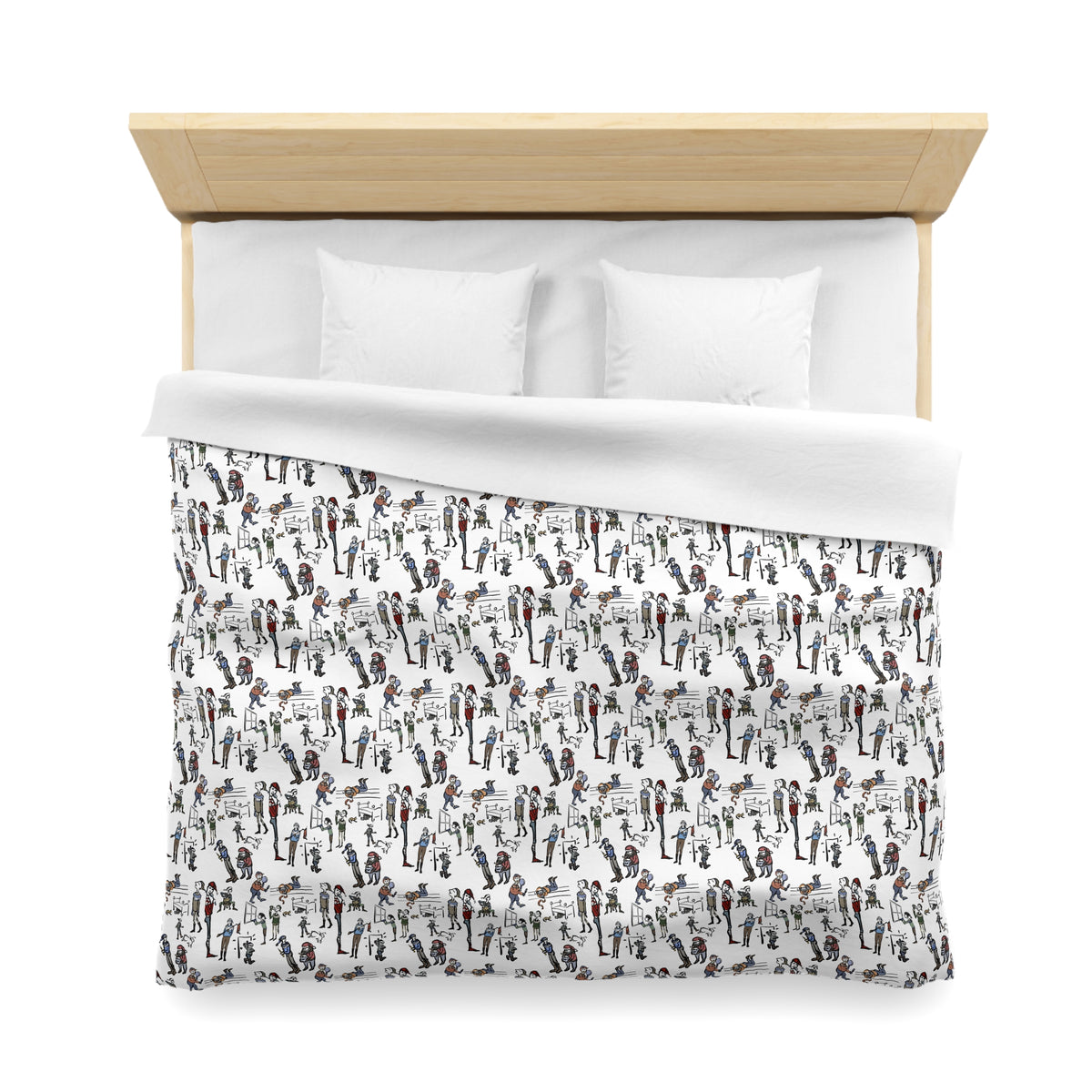 Christmas Chaos at HestaRokk | Yule Lad Duvet Cover