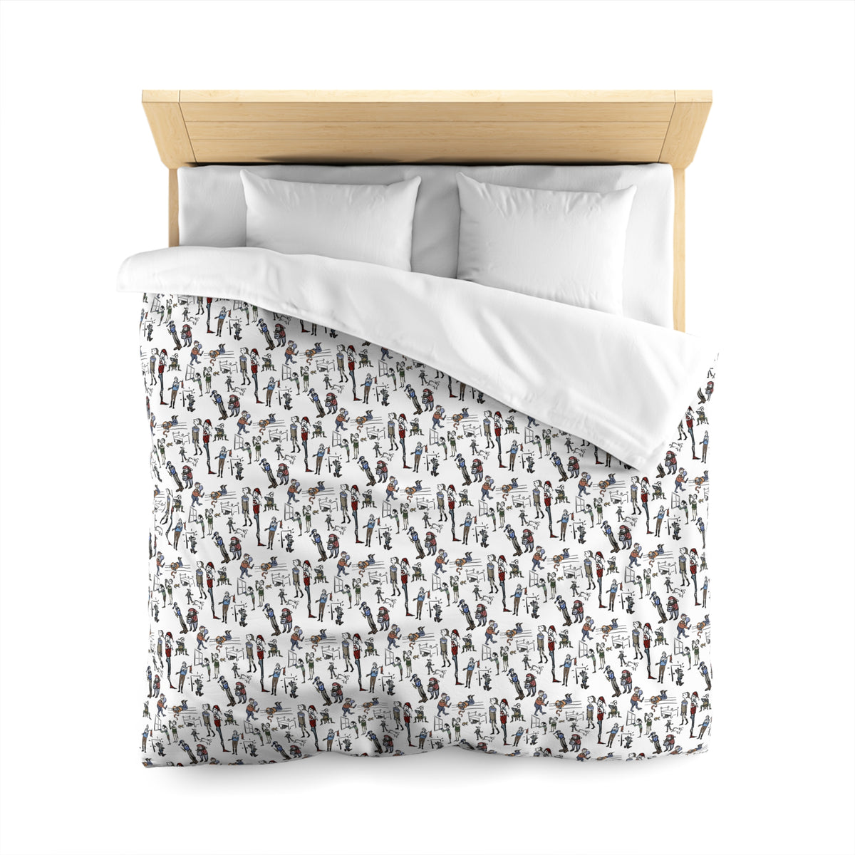 Christmas Chaos at HestaRokk | Yule Lad Duvet Cover
