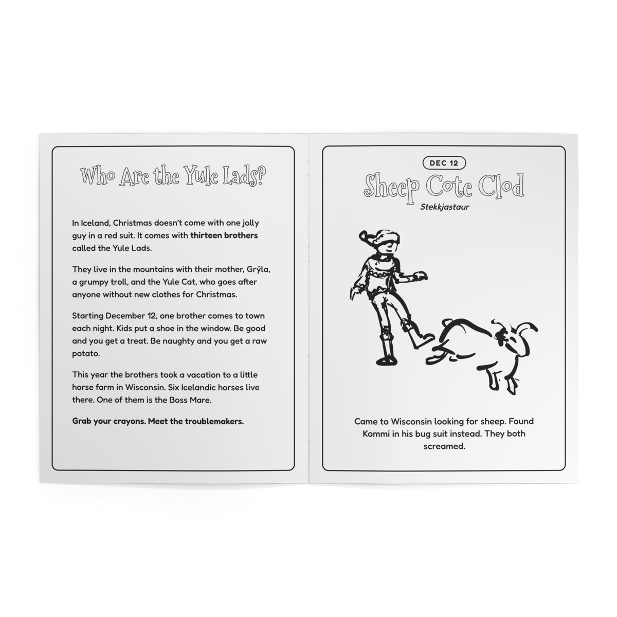 The Yule Lads Coloring Book