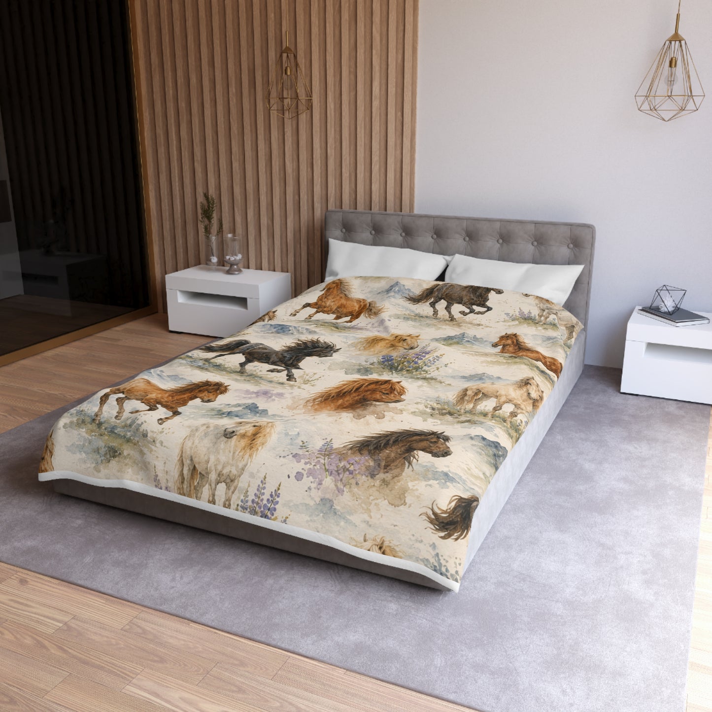 Watercolor Herd Comforter