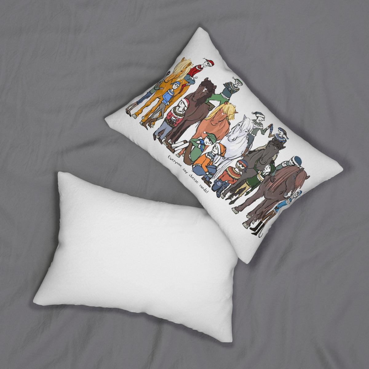 The New Family Photo Lumbar Pillow | Charlotte Guernsey Collection