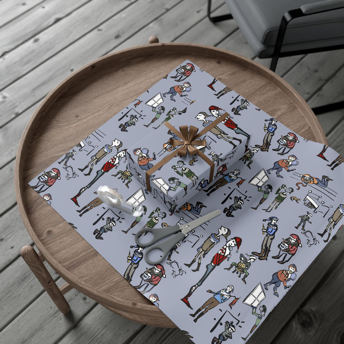 Yule Lad wrapping paper