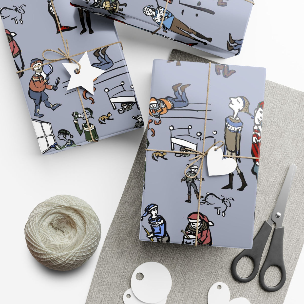 Yule Lad wrapping paper