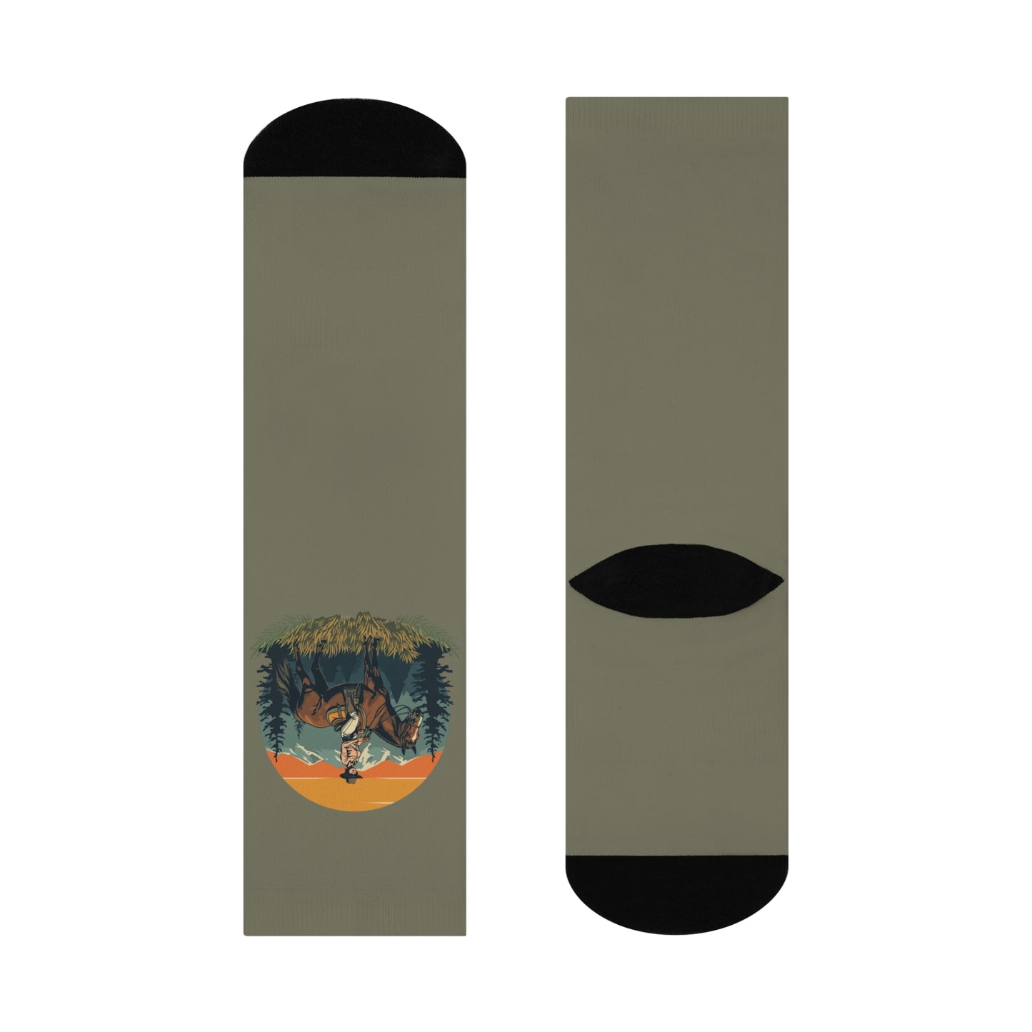 Sunset Trail Cushioned Crew Socks