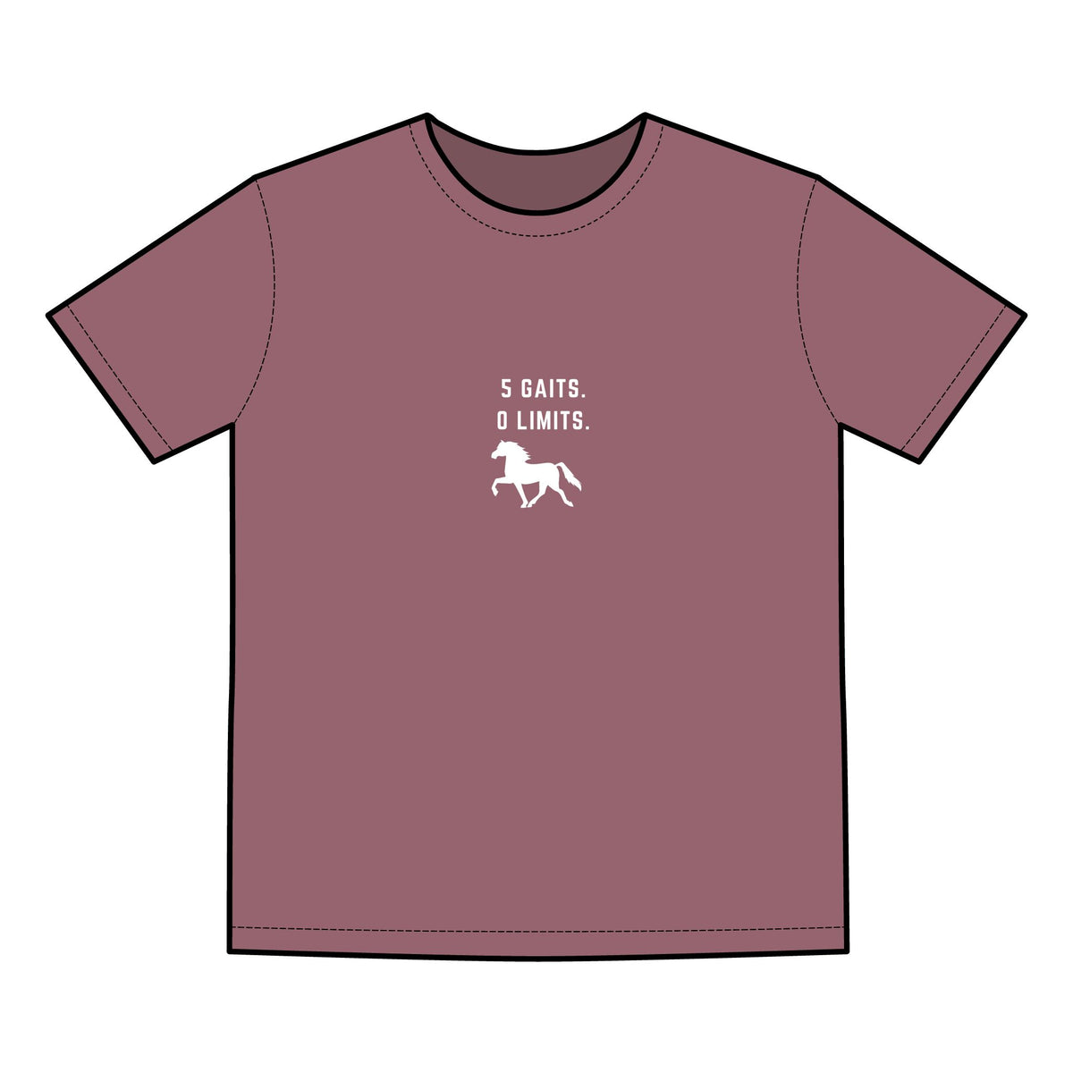 5 Gaits. 0 Limits Tee, additional view 3