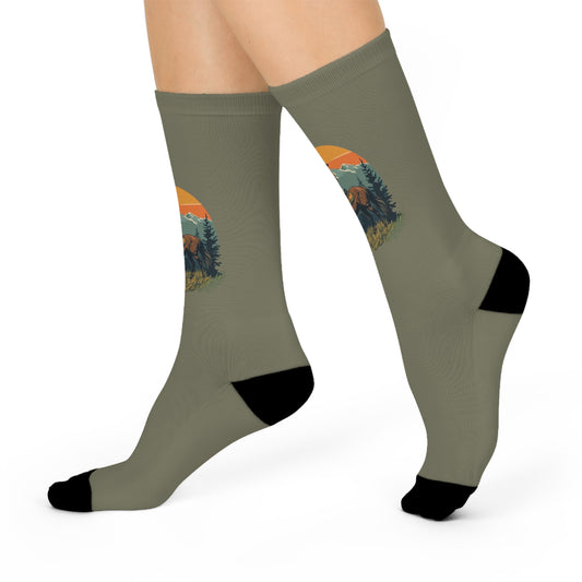Sunset Trail Cushioned Crew Socks