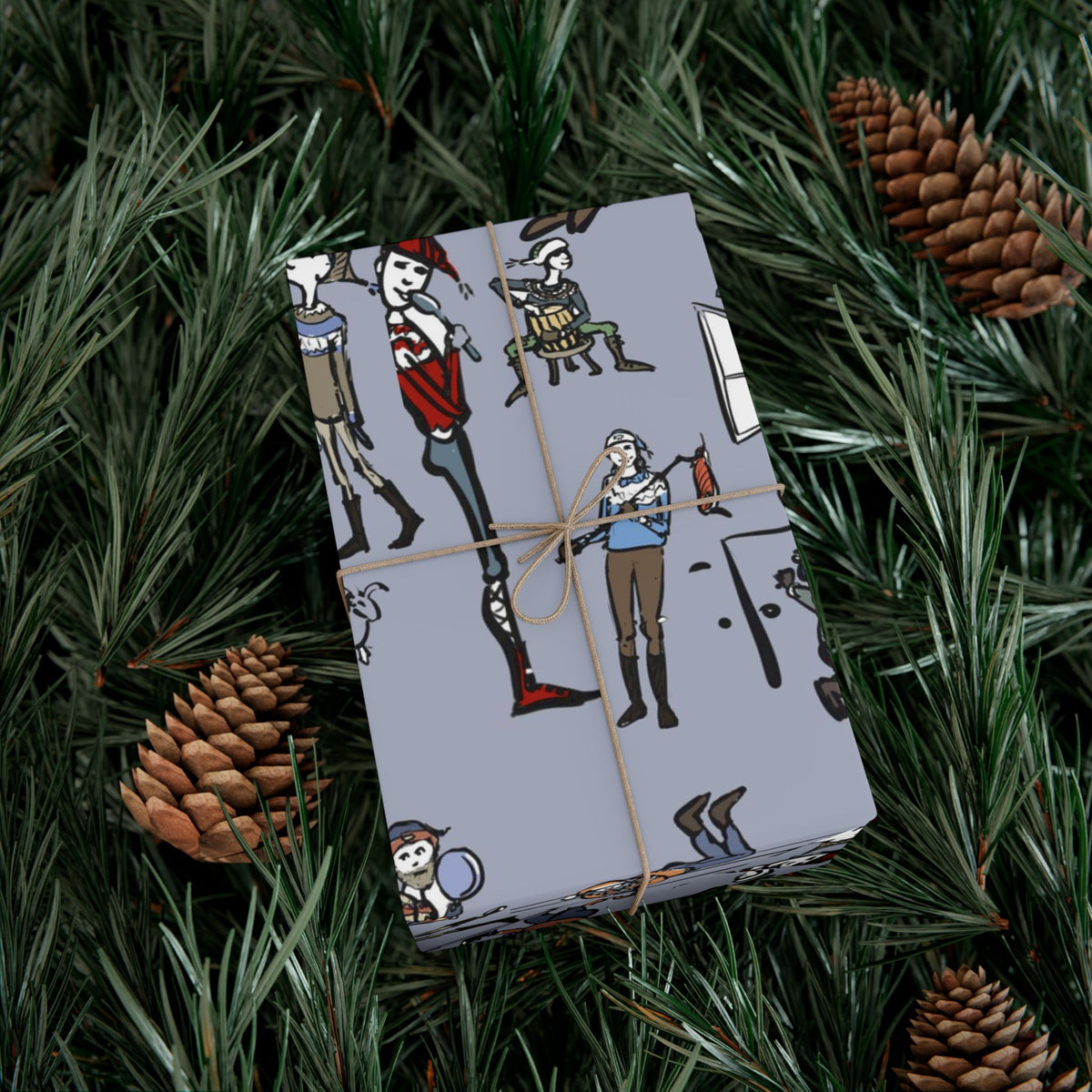 Yule Lad wrapping paper