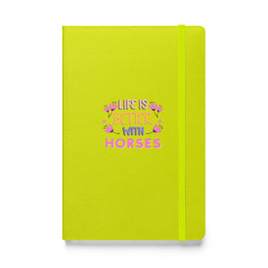 Life is Better Hardcover bound notebook