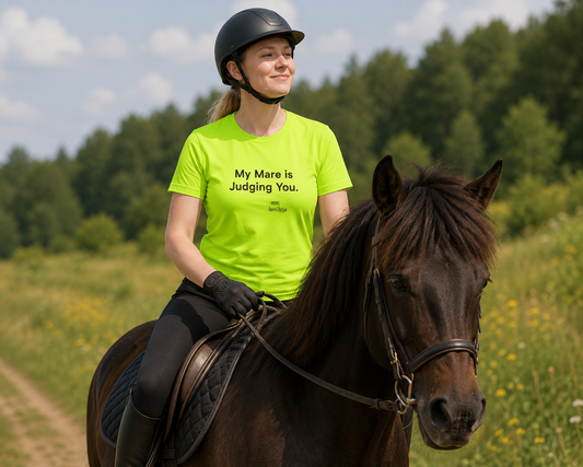 My Mare Is Judging You women's trail riding tee by IamGlytja