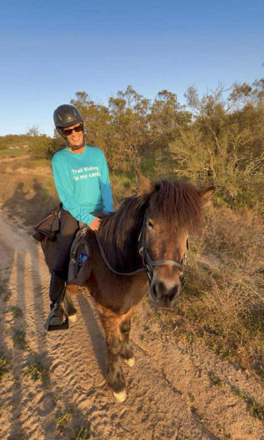 "Trail Riding Is My Cardio" Long Sleeve Tee