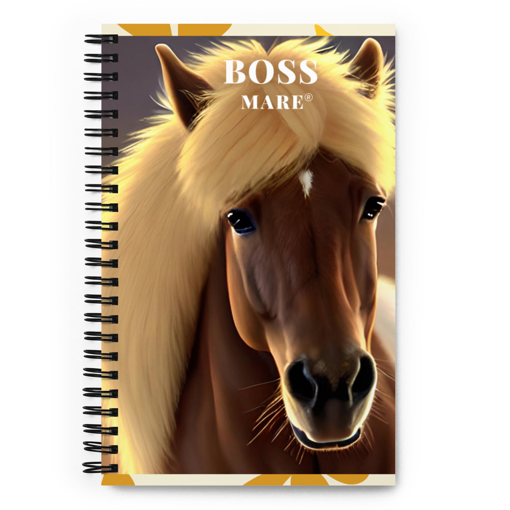 Boss Mare Eyes Spiral notebook