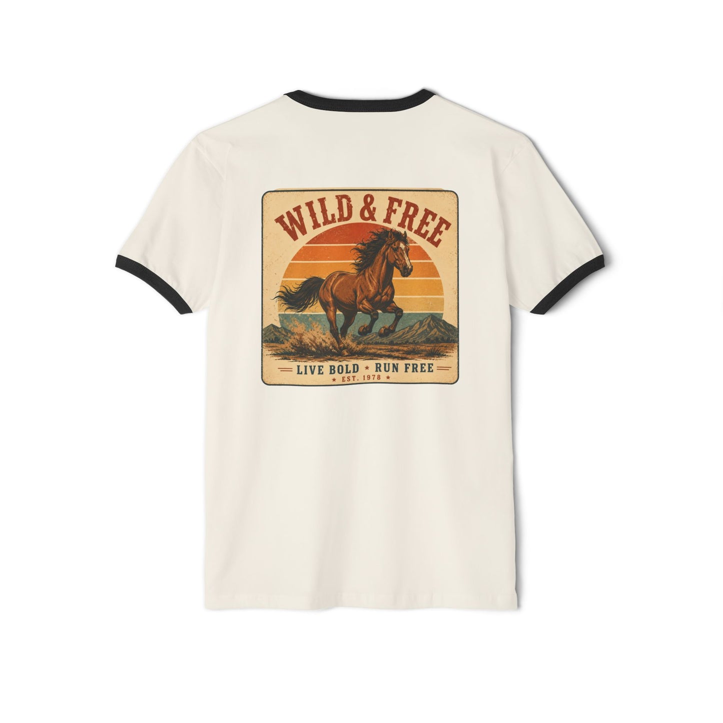 Wild & Free Ringer Tee