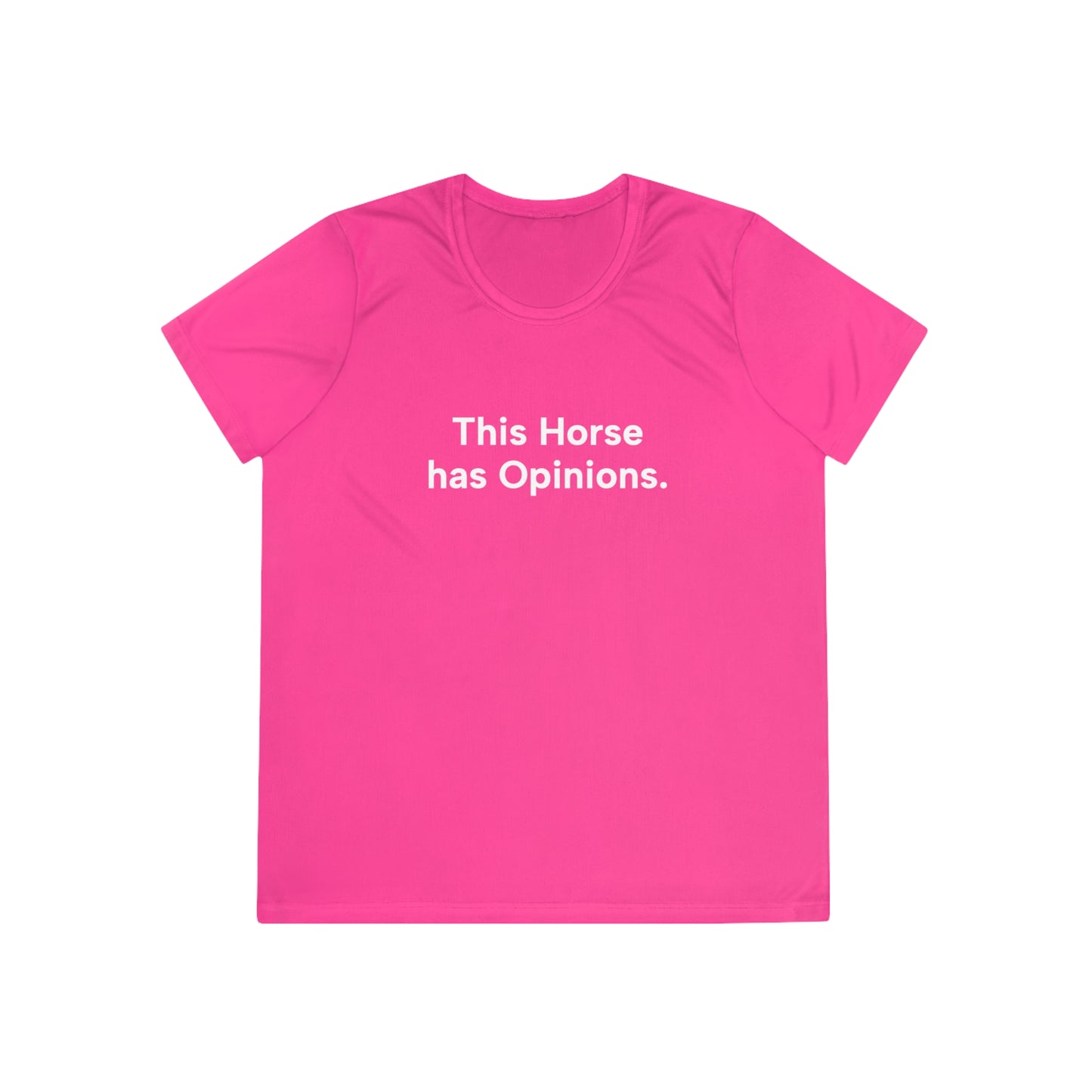 "This Horse has Opinions" Ladies Trail Riding T‑Shirt