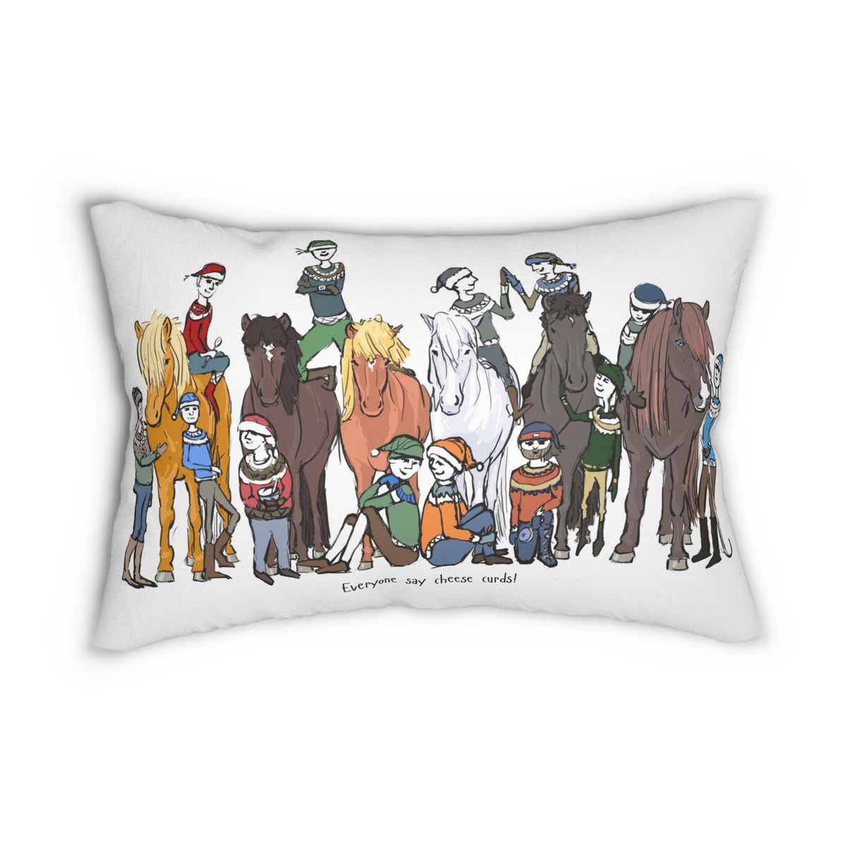 The New Family Photo Lumbar Pillow | Charlotte Guernsey Collection