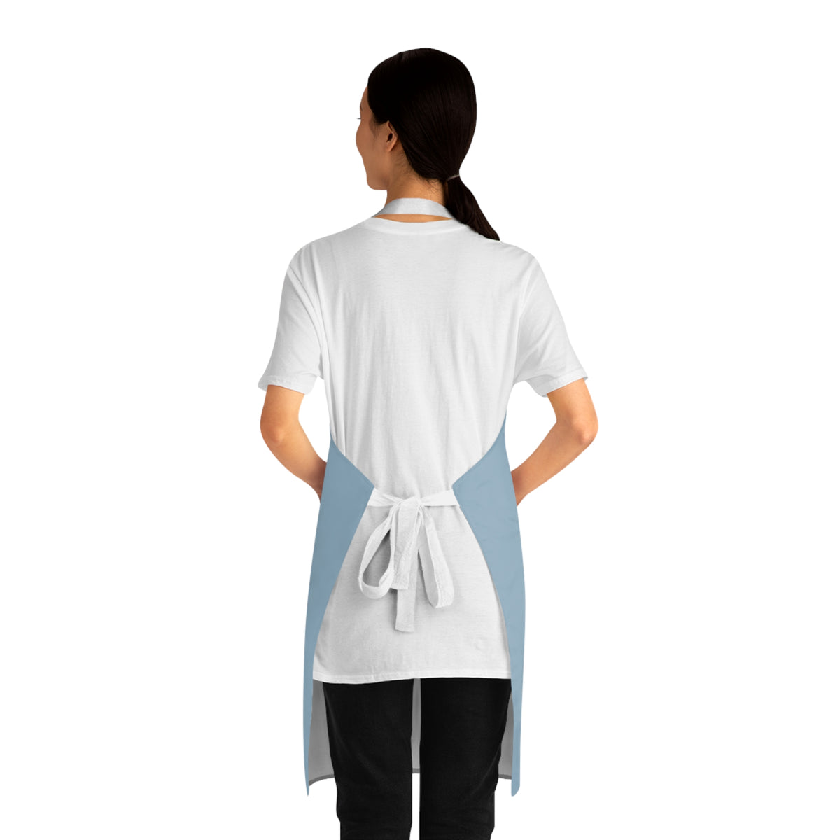 Another view of the Spoon Licker Yule Lad apron, I Lick the Spoon. That's Called Quality Control., illustrated by Charlotte Guernsey