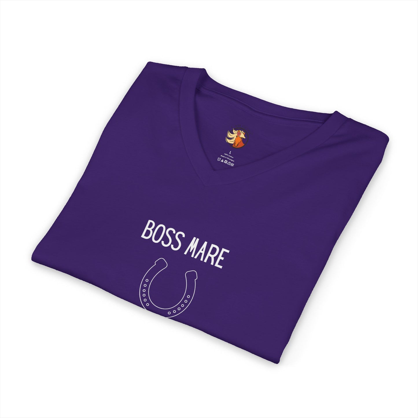 "Boss Mare" v-neck t shirt