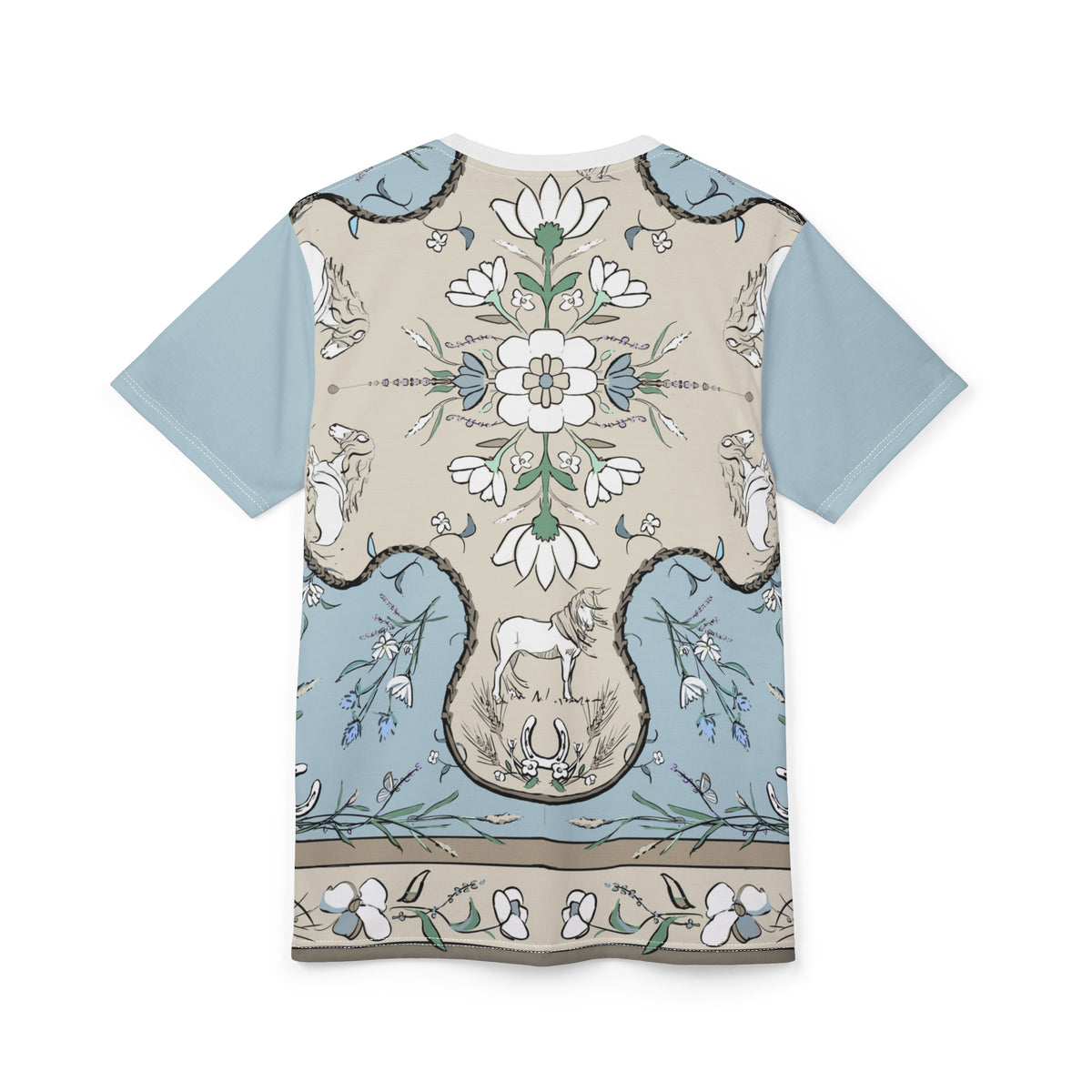 Lambs Hill Rug shirt, equestrian art tee by IamGlytja