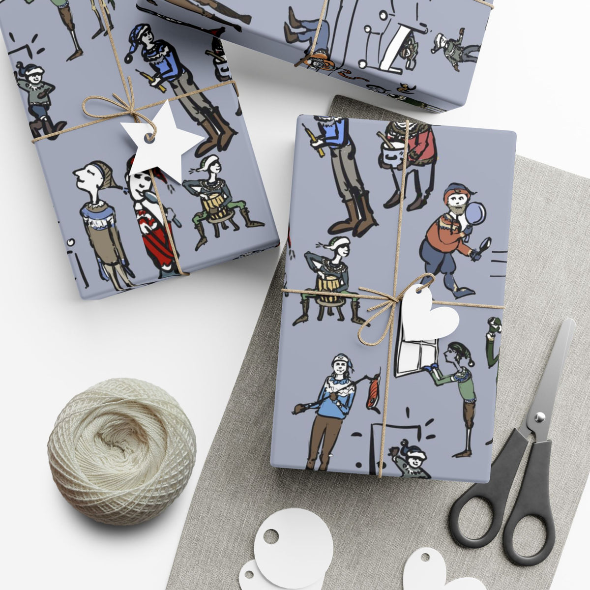Yule Lad wrapping paper