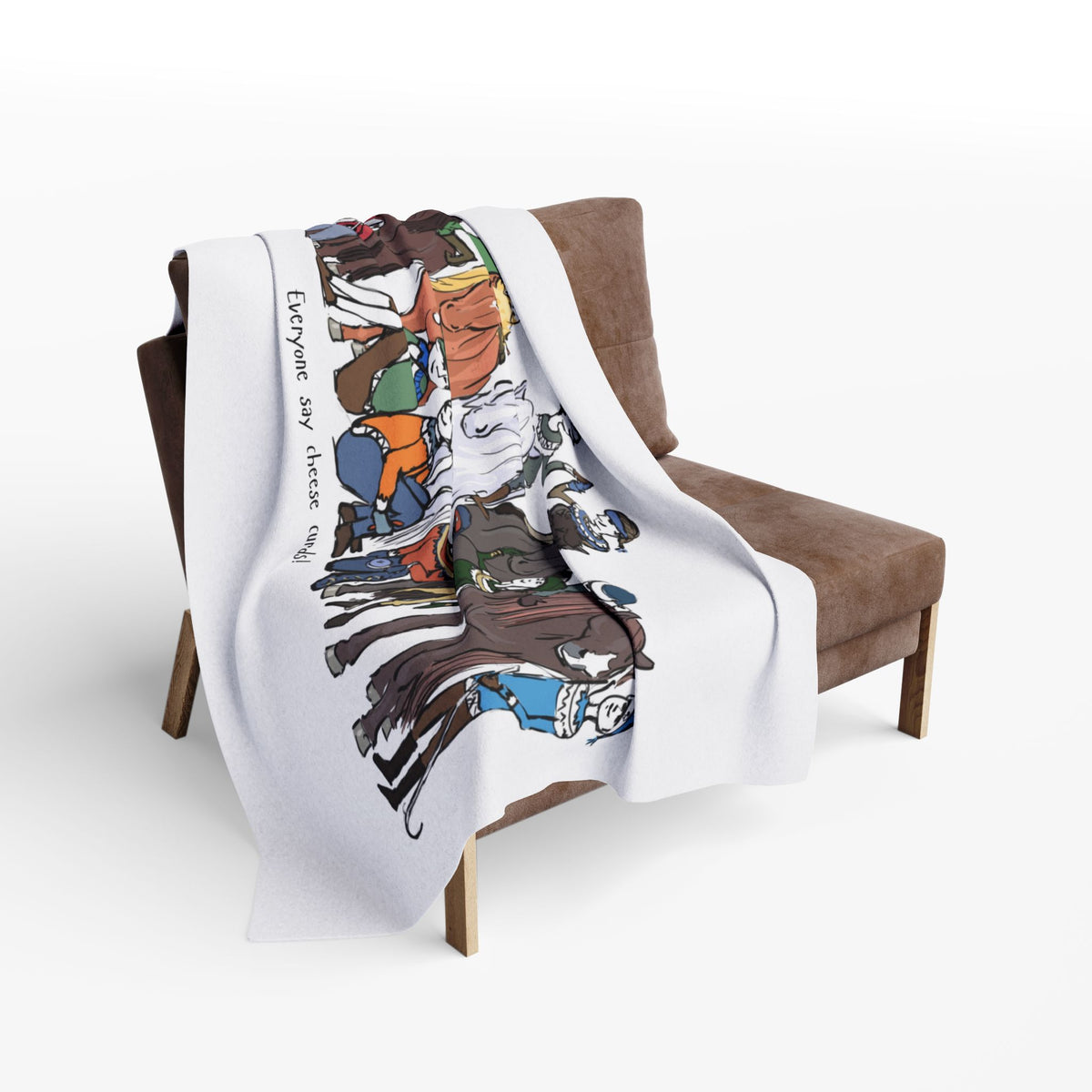 The New Family Photo Fleece Blanket | Charlotte Guernsey Collection