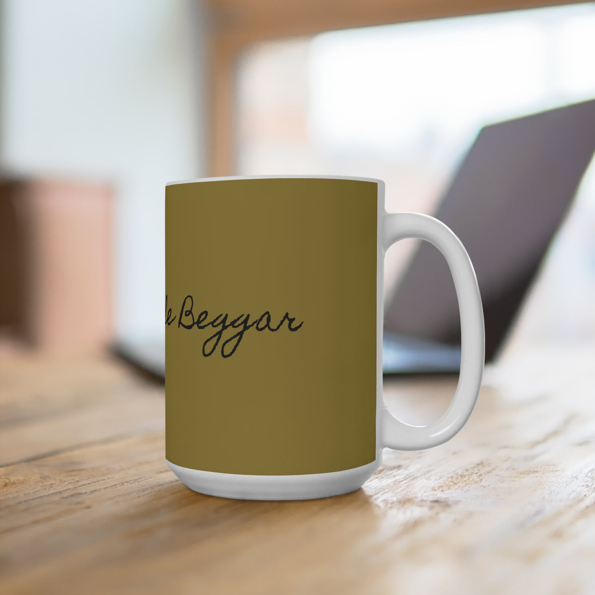 Candle Beggar Yule Lad coffee mug, alternate view