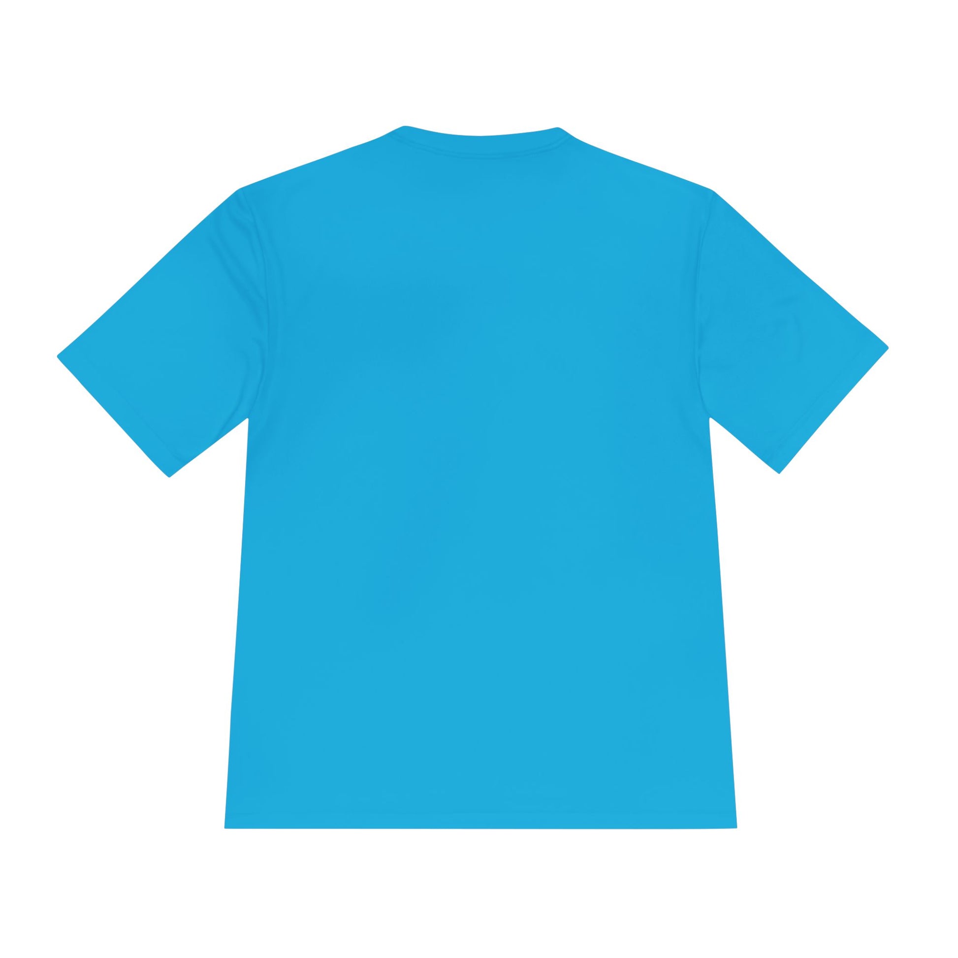 Blue t-shirt on a white background