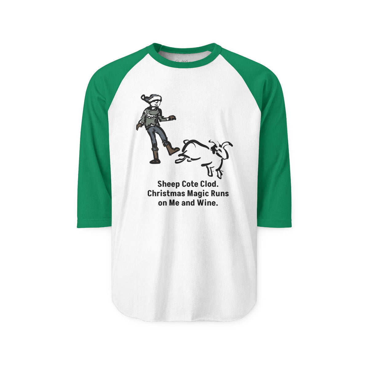 Christmas Magic Runs on Me and Wine. | Charlotte Guernsey Collection