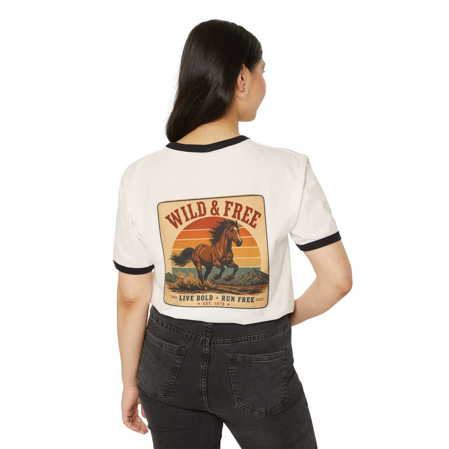 Wild & Free Ringer Tee