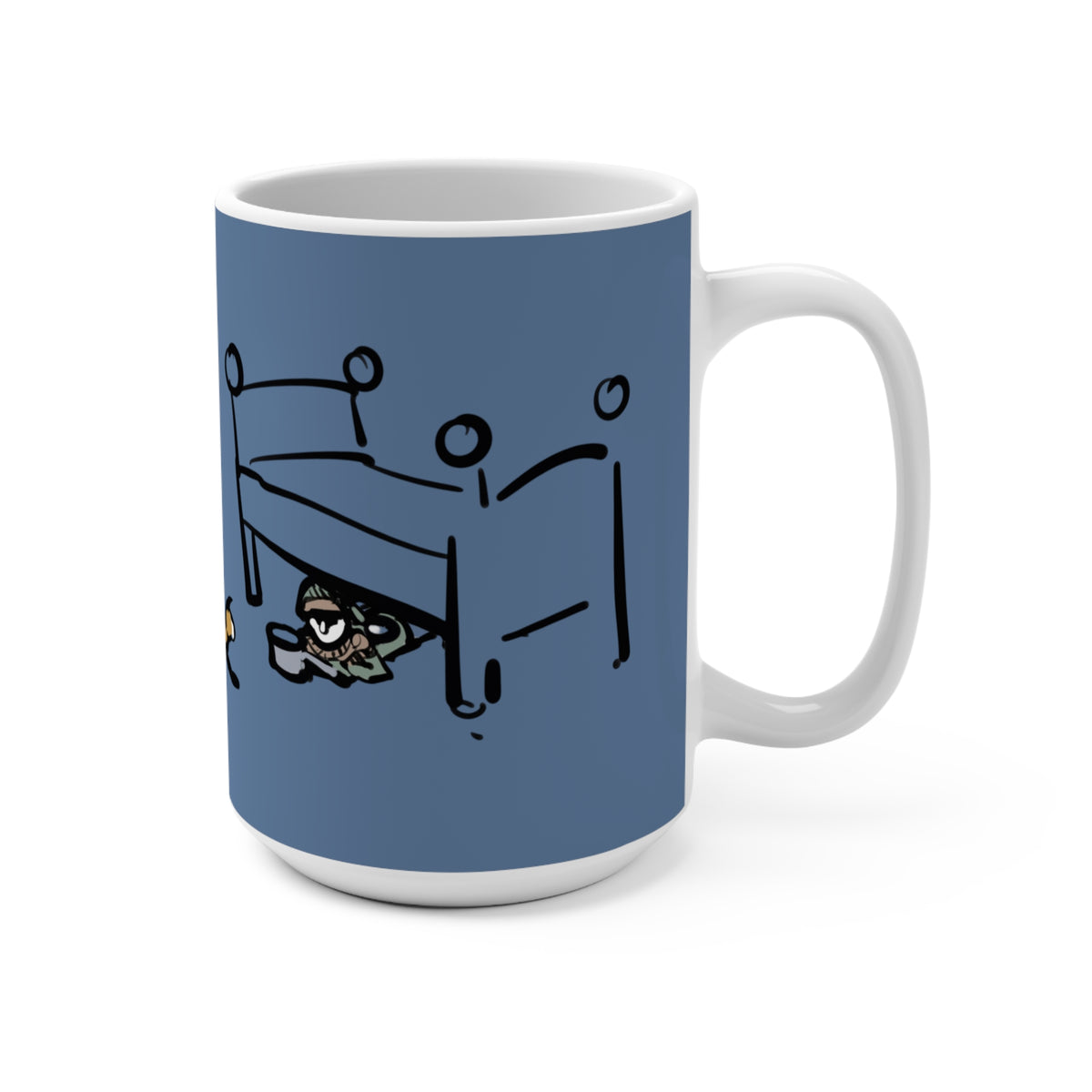 Bowl Licker Icelandic Yule Lad Christmas mug, side view