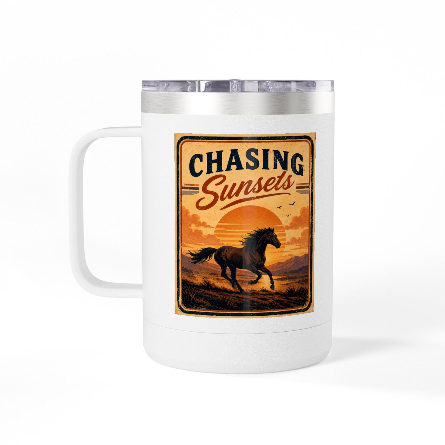 Chasing Sunsets 15oz Travel Mug