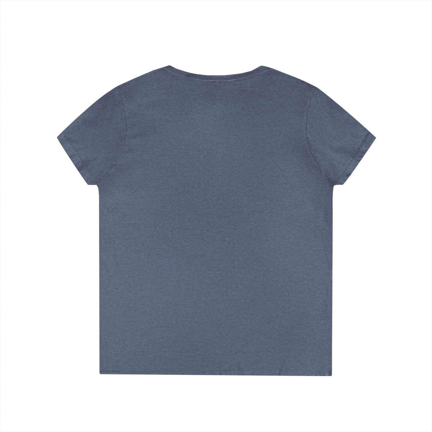 Plain blue t-shirt on a white background