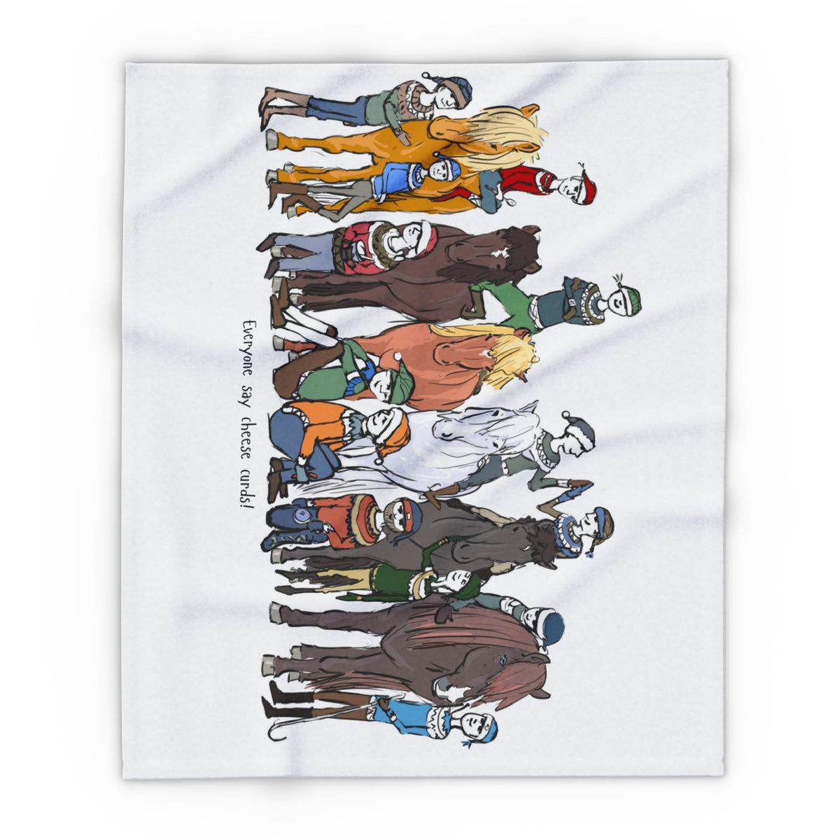 The New Family Photo Fleece Blanket | Charlotte Guernsey Collection