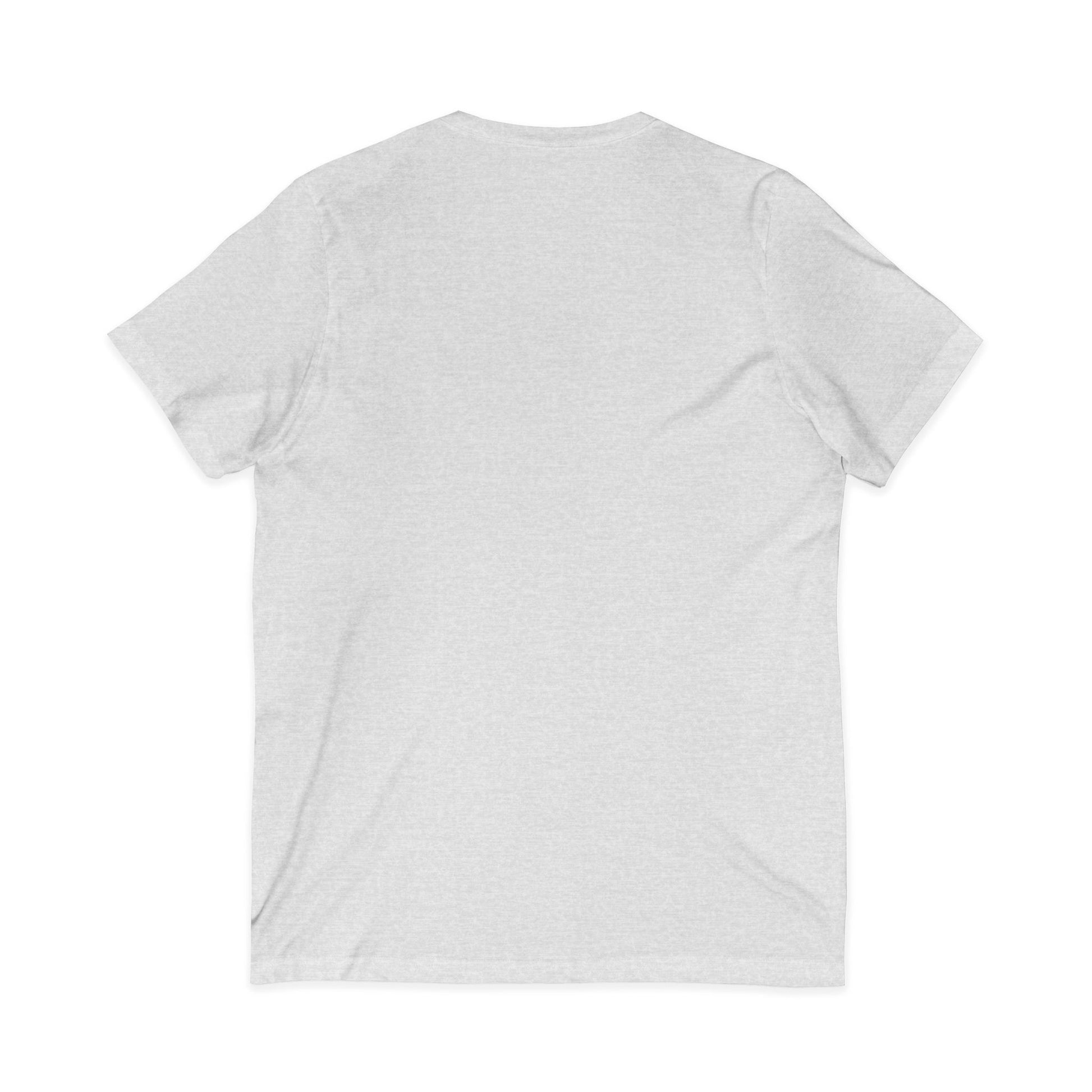 Plain white t-shirt on a white background