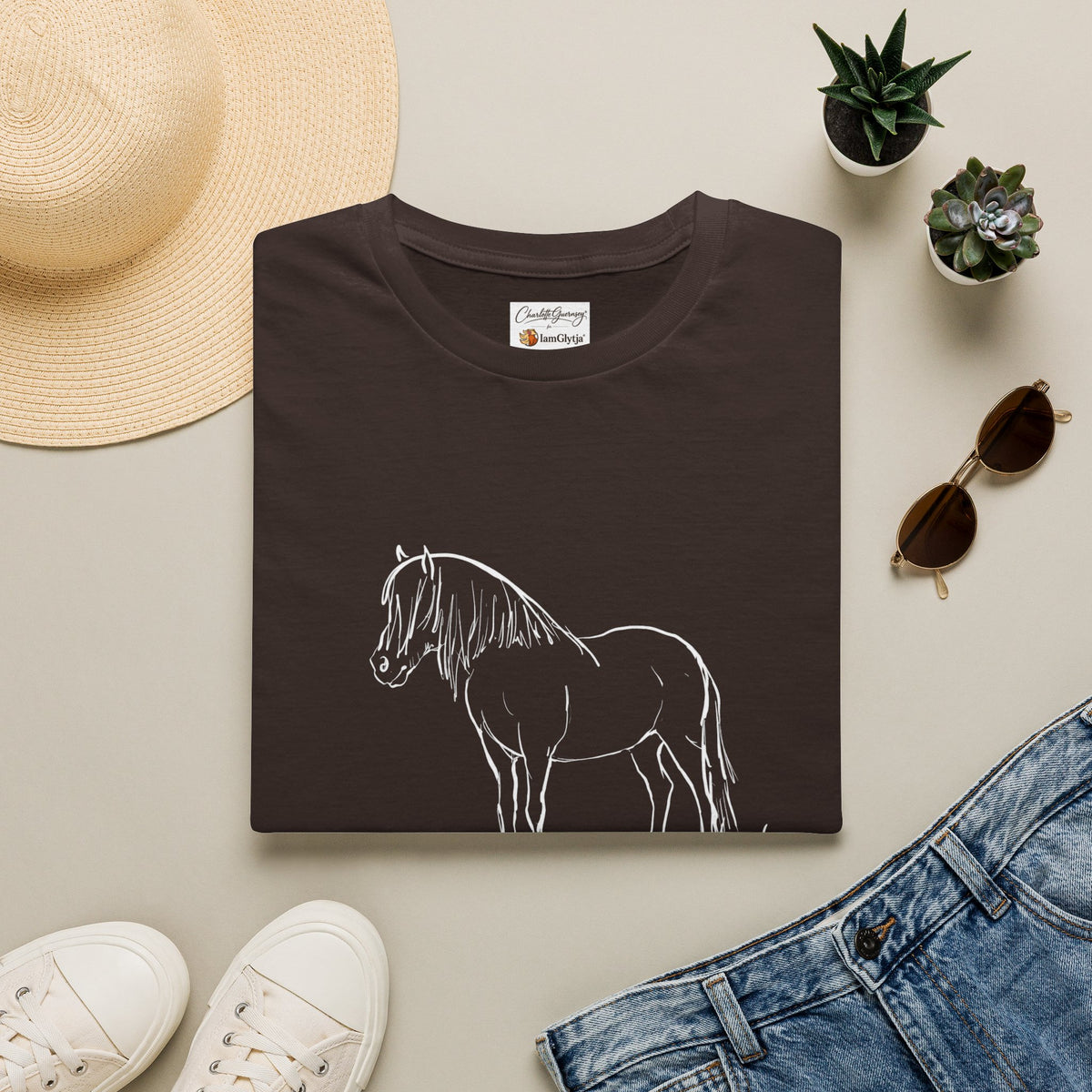 Gössi Icelandic horse shirt, unisex cotton tee