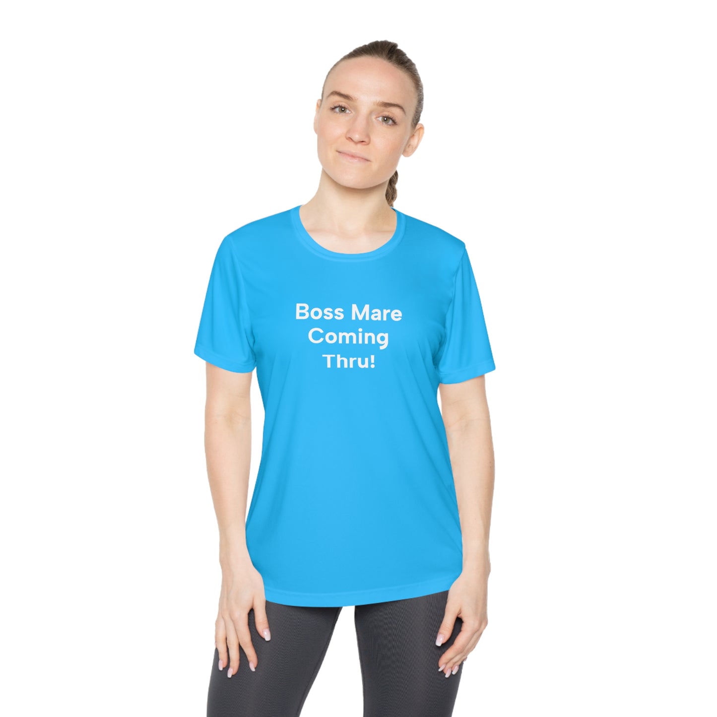 "Boss Mare Coming Thru! Byyeee!" Ladies Trail Riding Tee