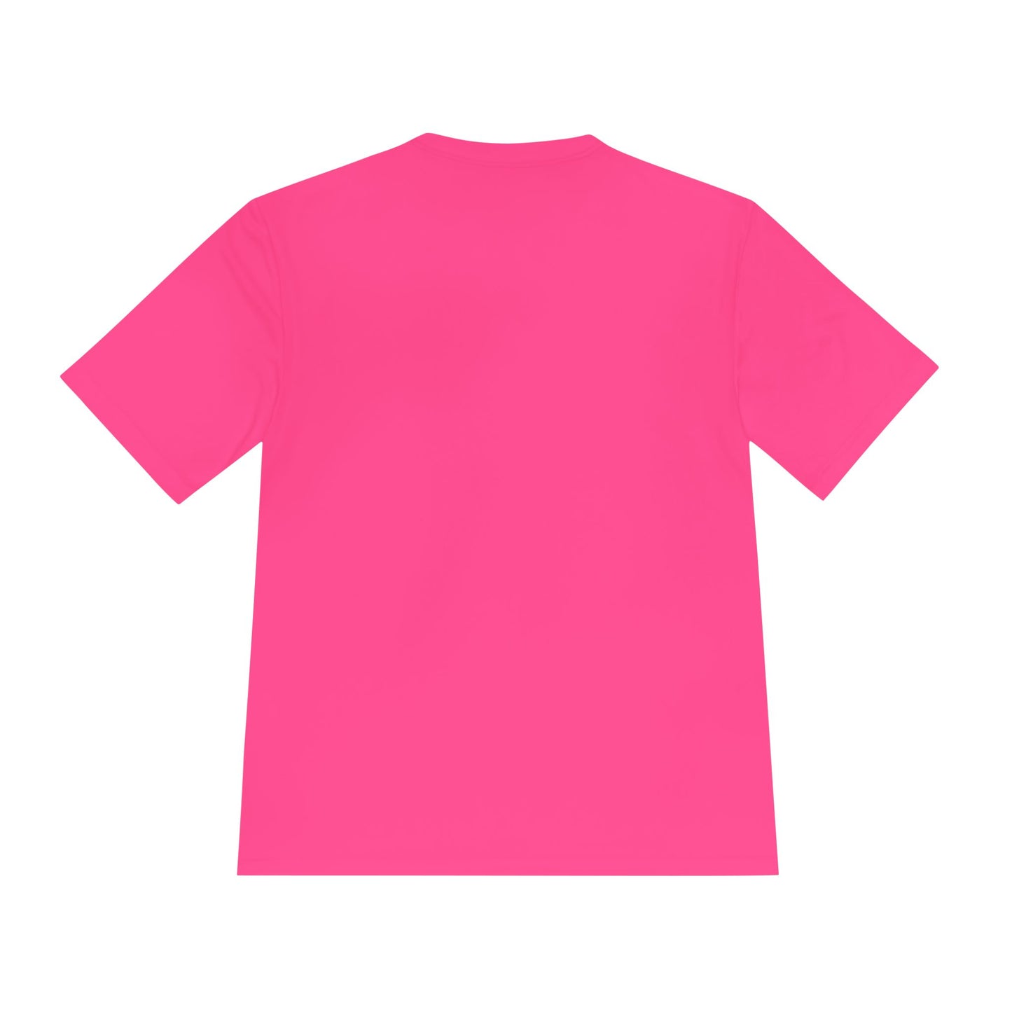 Pink t-shirt on a white background
