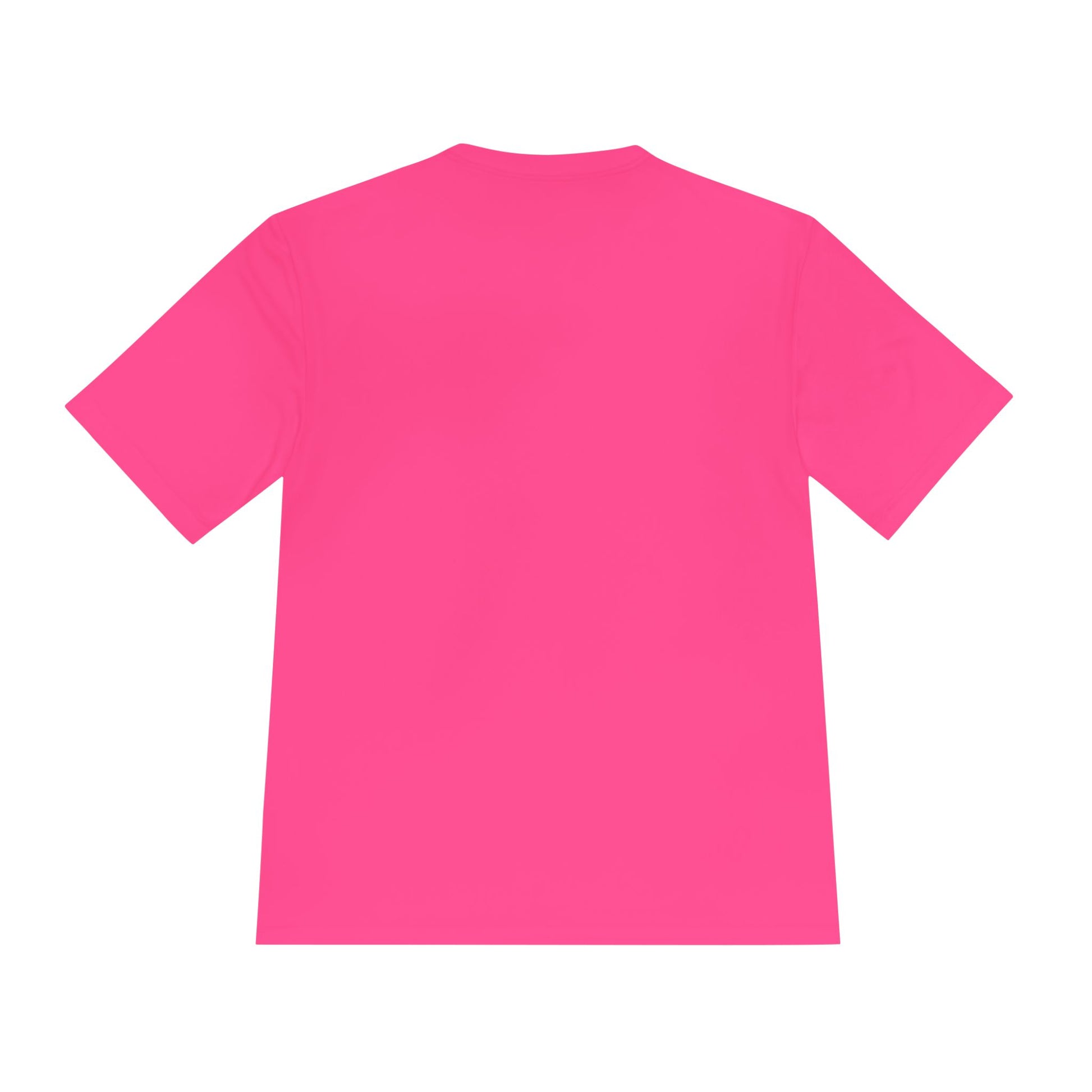 Pink t-shirt on a white background