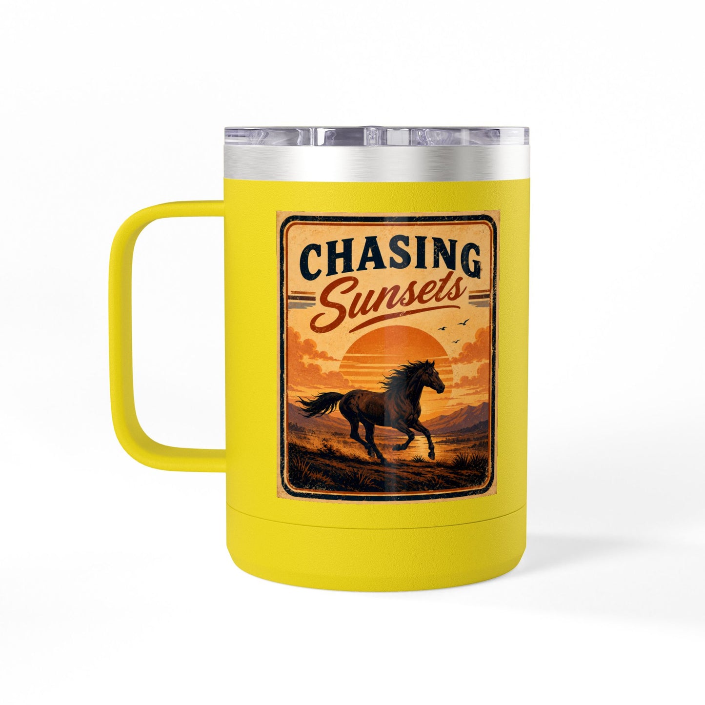 Chasing Sunsets 15oz Travel Mug