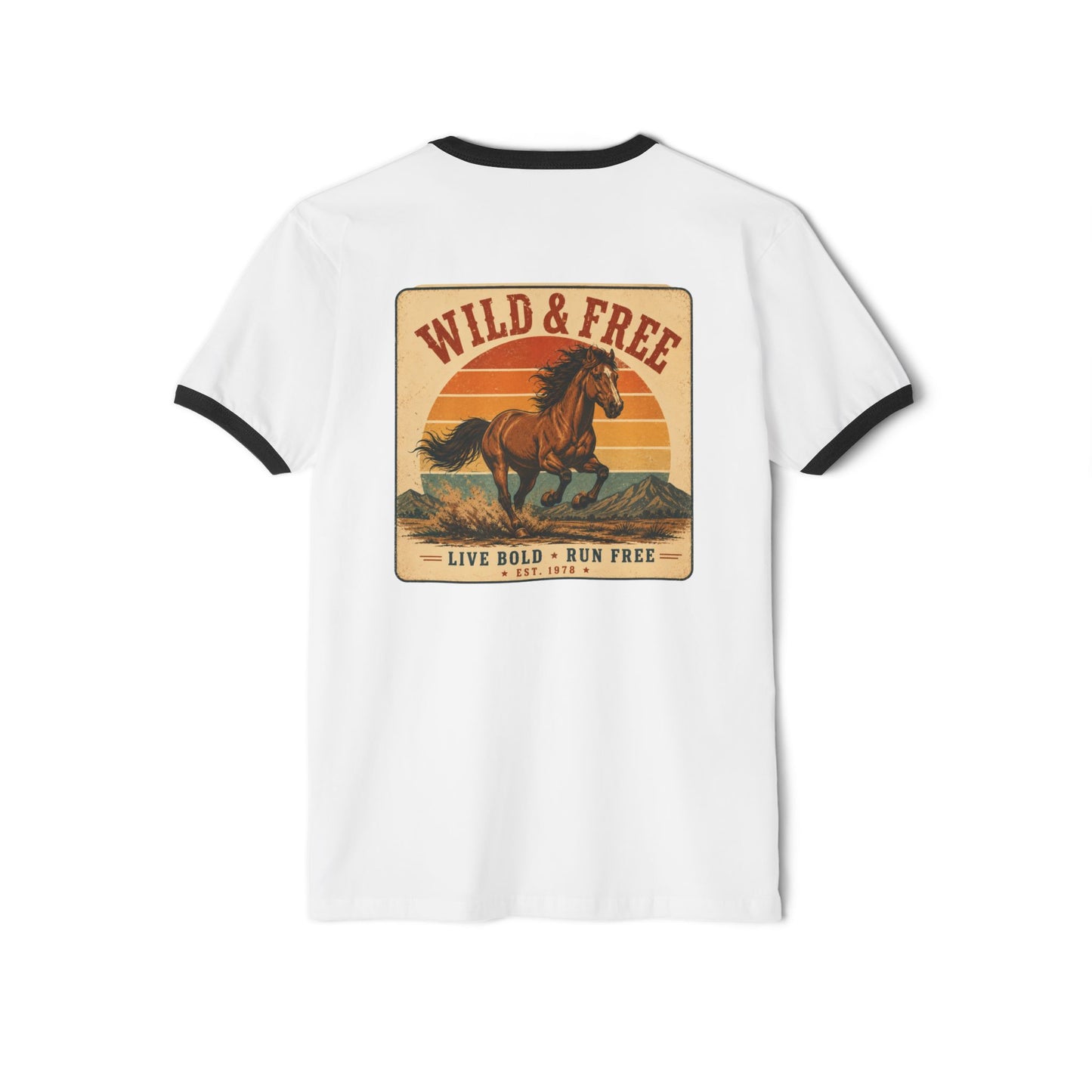 Wild & Free Ringer Tee